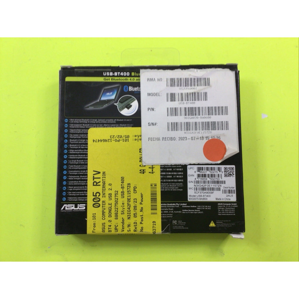 Asus USB-BT400 USB Bluetooth 4.0 Adapter