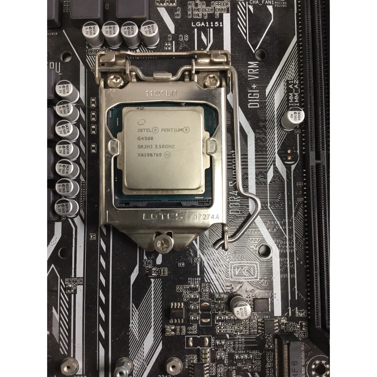 ASUS PRIME Z270-P LGA 1151 Intel Motherboard With Intel Pentium G4500 CPU