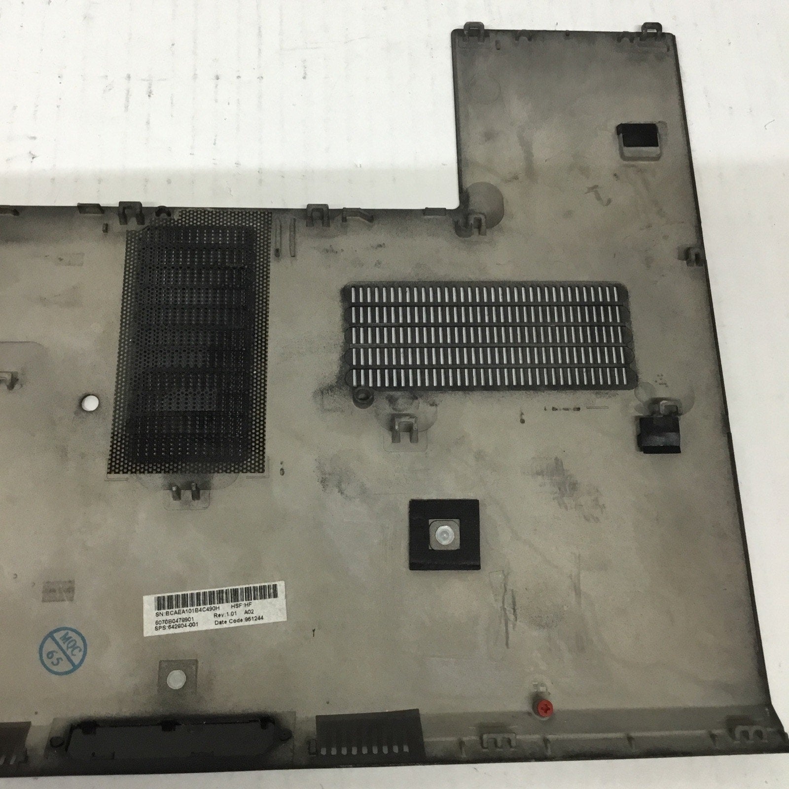 HP EliteBook 8460P OEM Laptop Base Bottom Chassis Cover 642804-001