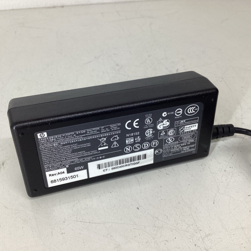 AC Adapter For HP Pavilion PA-1650-02H 380467-001 Small Yellow Tip