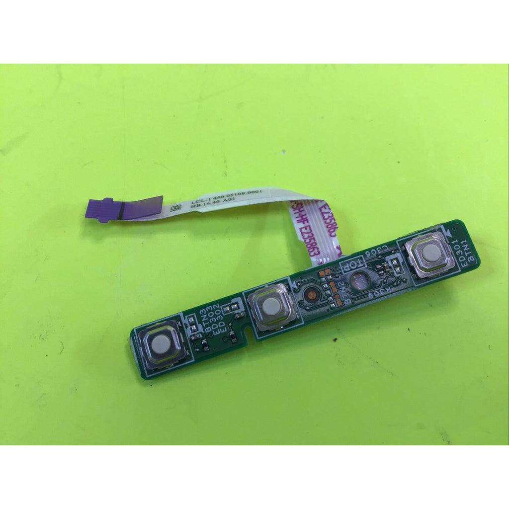 Lenovo ThinkPad Yoga 14 Power Button Sub Board with Cable 00UP122