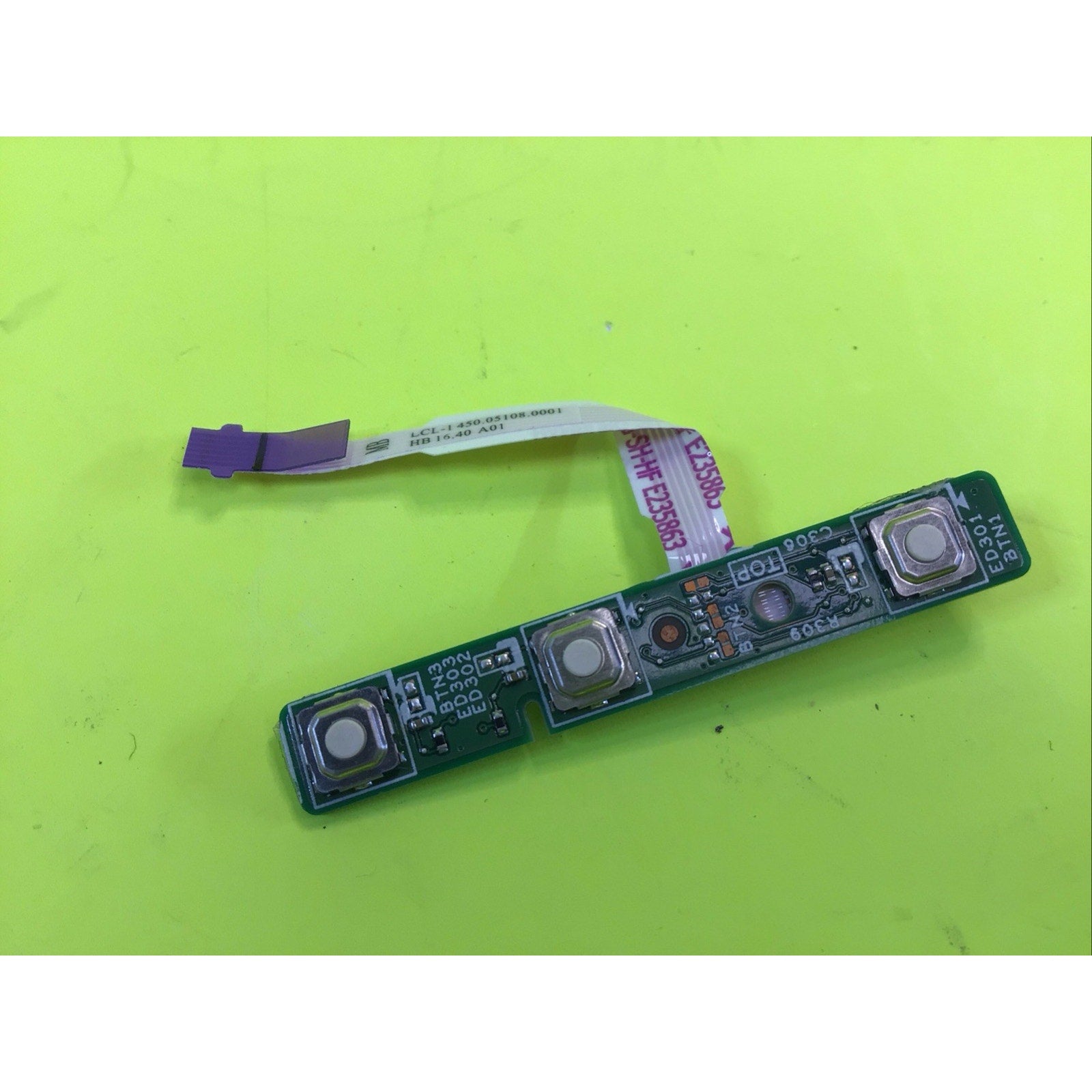 Lenovo ThinkPad Yoga 14 Power Button Sub Board with Cable 00UP122