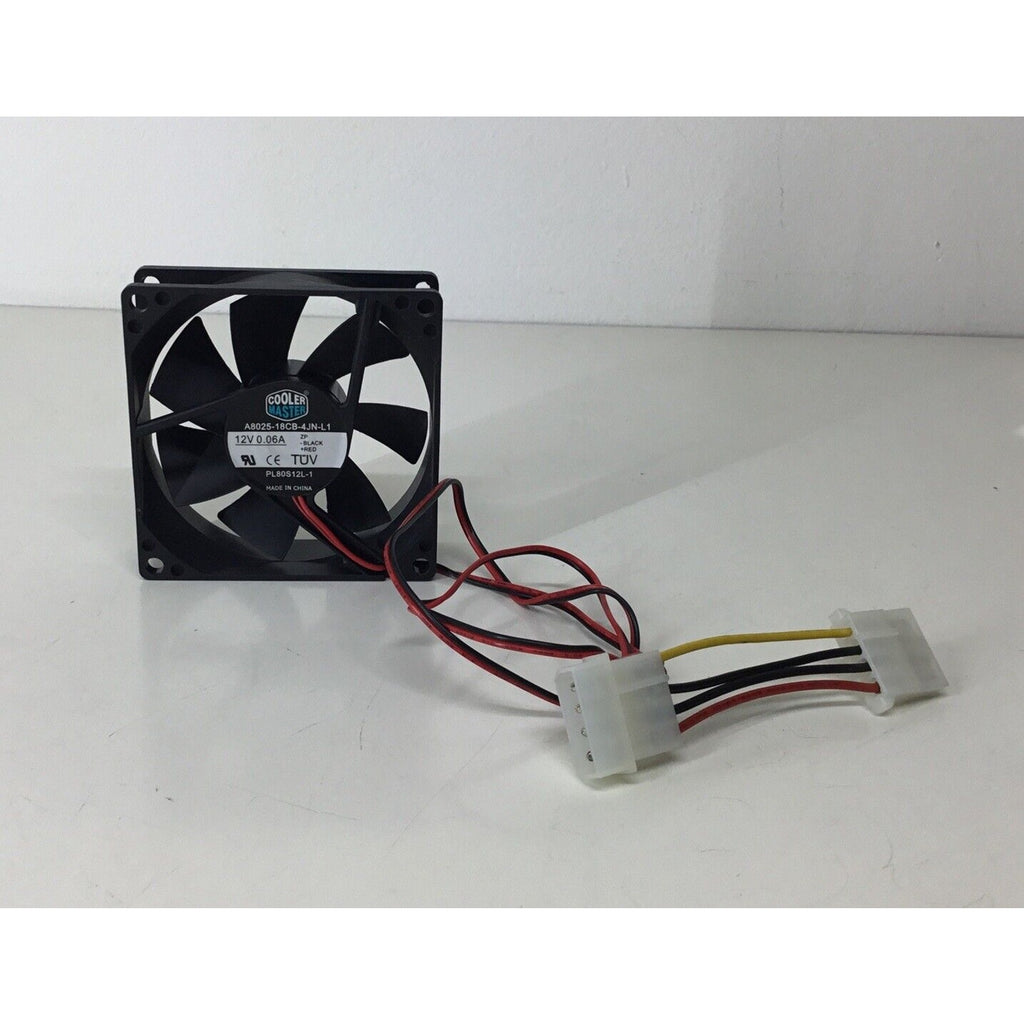 Cooler Master A8025-18CB-4JN-L1 80MM Molex Case Fan 12V 0.06A