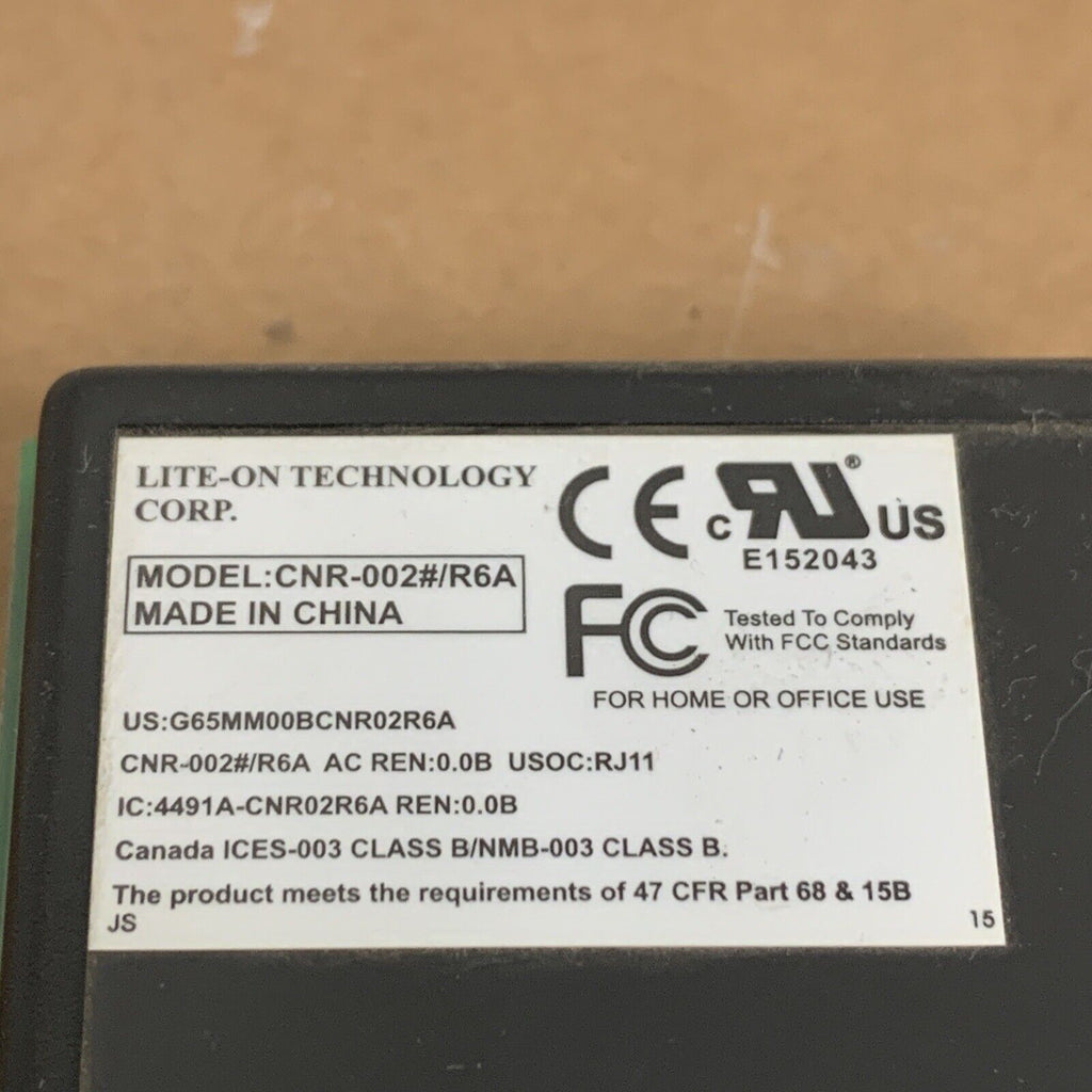 LITE-ON Technology Corp PC Computer Modem CNR-002#/R6A - For Sony, Dell