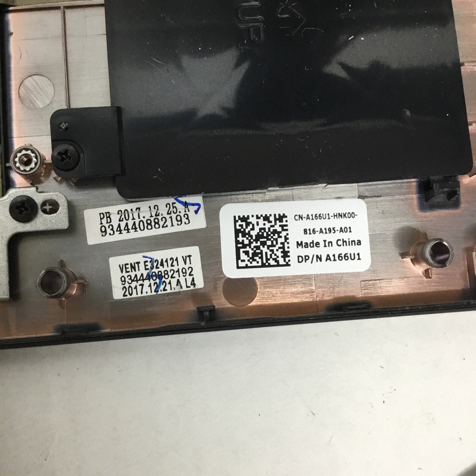 Dell Latitude E5580 Precision 3520 Palmrest Keyboard Touchpad A166U1