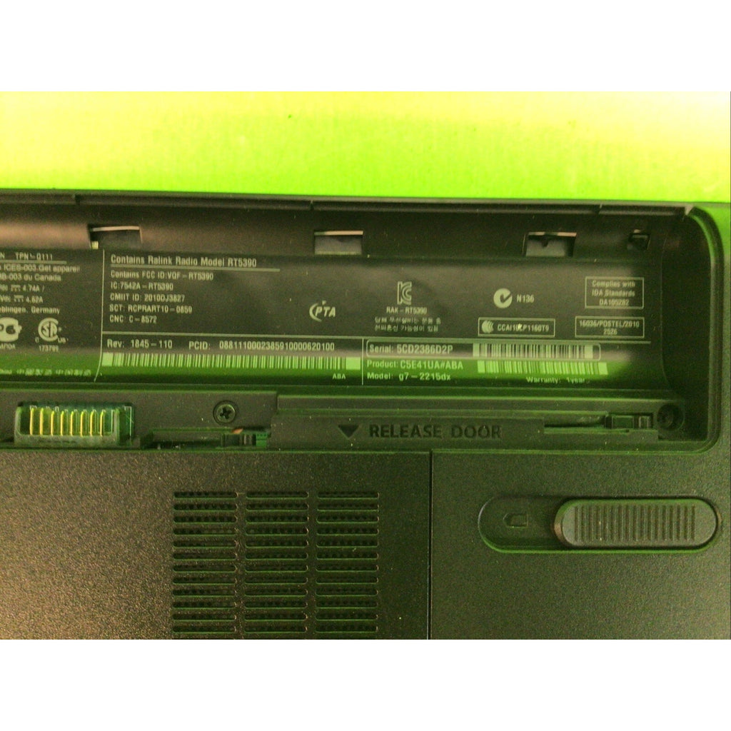 HP Pavilion g7-2275dx 17.3" FOR PARTS or REPAIR