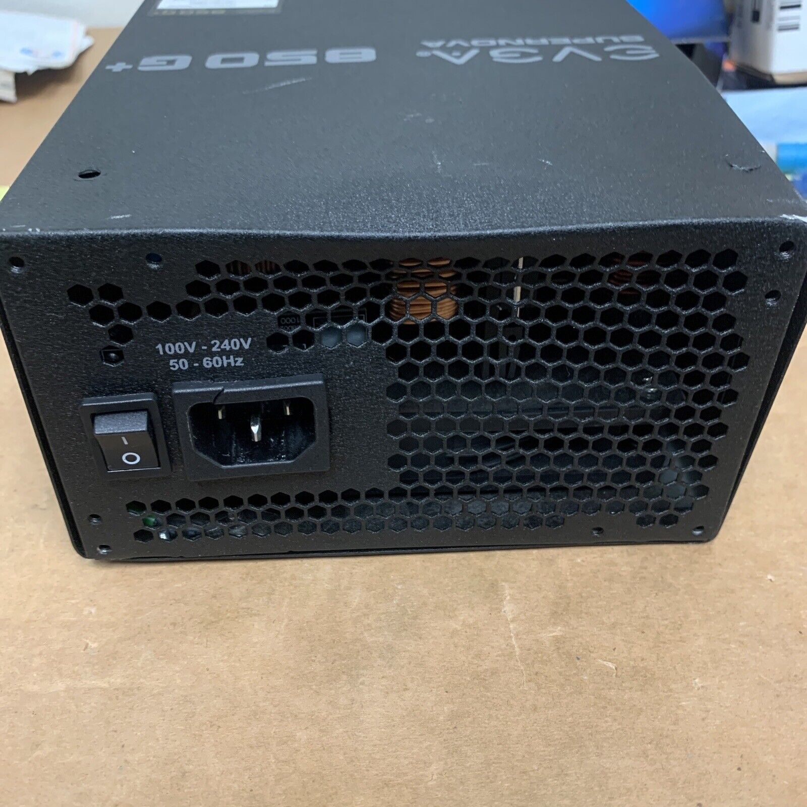 *DAMAGED* EVGA SuperNOVA 120-GP-0850-X1, 850 G+, 80 Plus Gold 850W (B1) - Broken