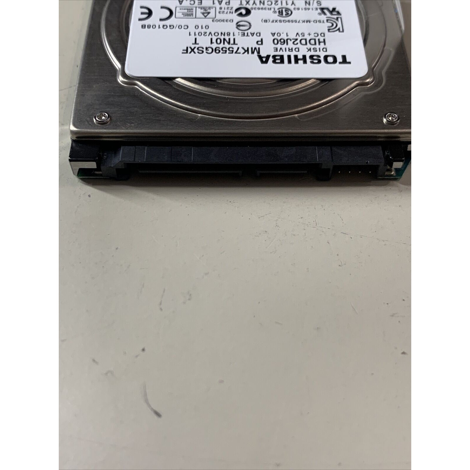 Toshiba MK7559GSXF (HDD2J60 P TN01 T) 010 C0/GQ108B Apple#655-1647B 750gb HDD