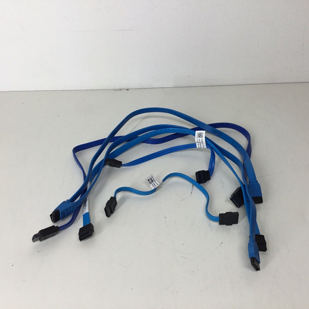 Lot Of 6 - SATA Hard Drive Cable Mix Length - Blue