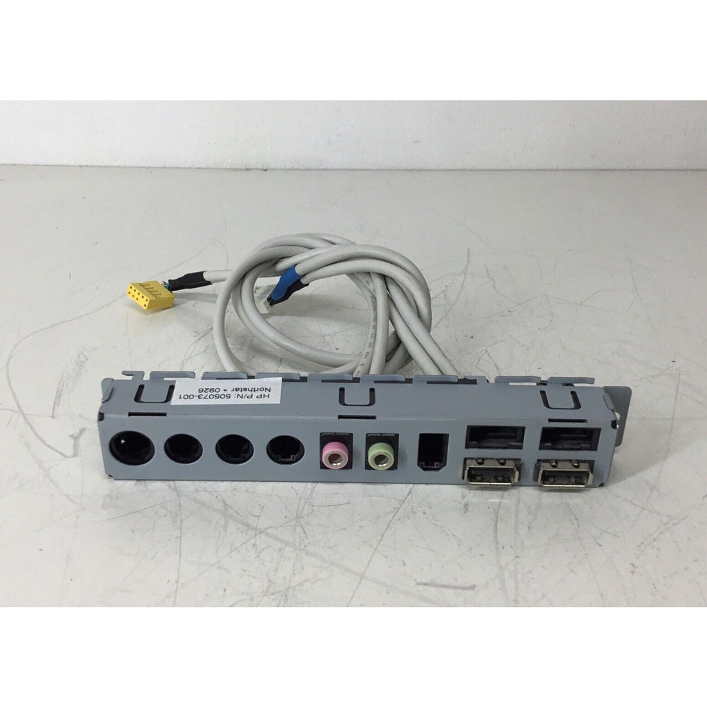 HP Desktop PC Front Panel USB Audio I/O with Cable HP 505073-001