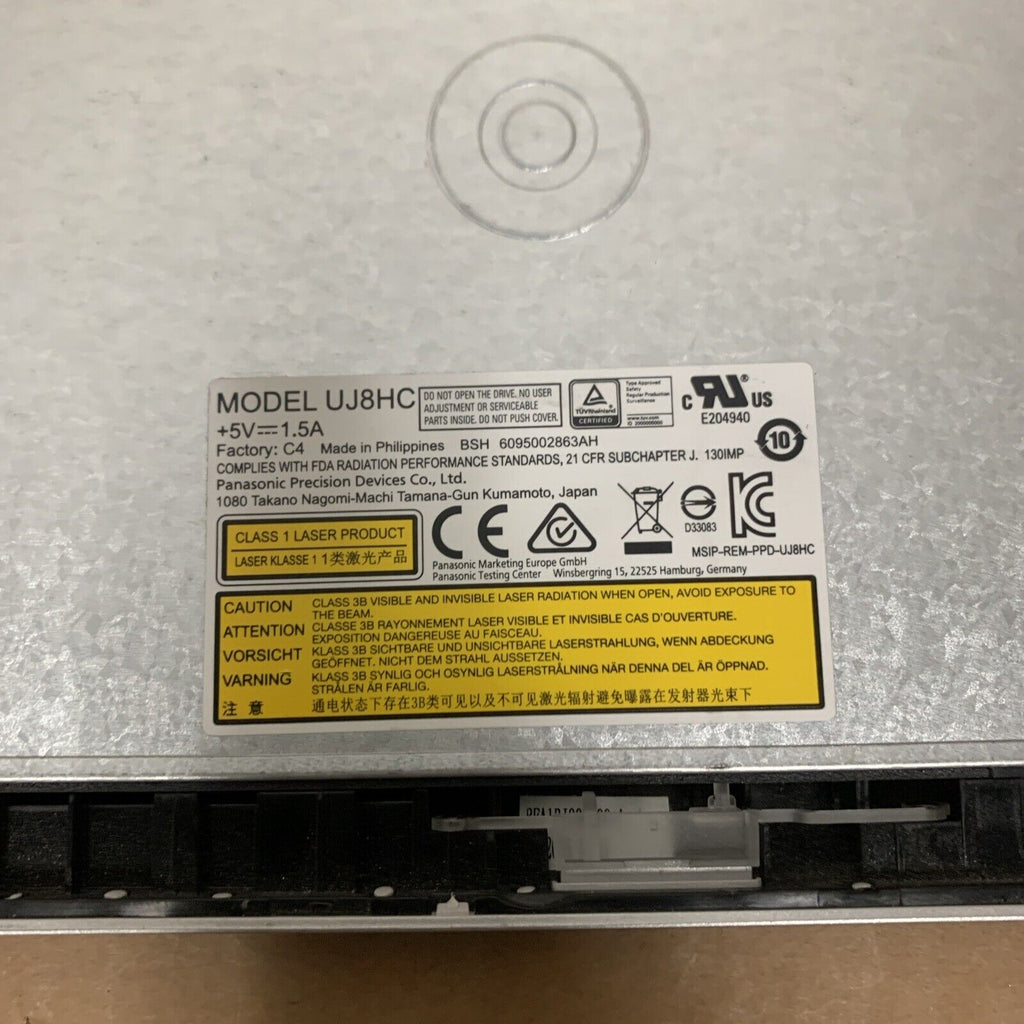 GENUINE Lenovo IdeaPad UJ8HC DVDRW Drive PN: 5DX0G86787 w/ Bezel PN: AP1BJ000500