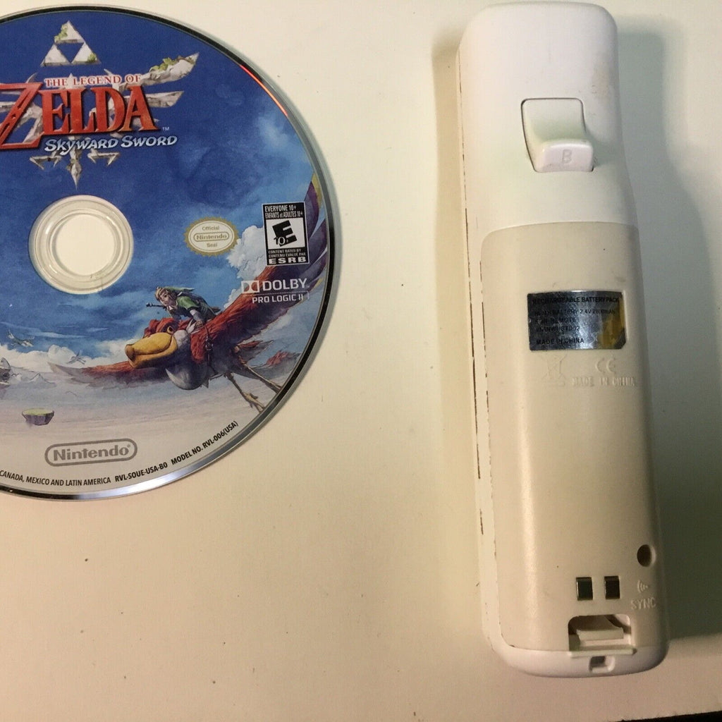 Nintendo Wii Bundle Zelda Skyward Sword Multiple Accessories