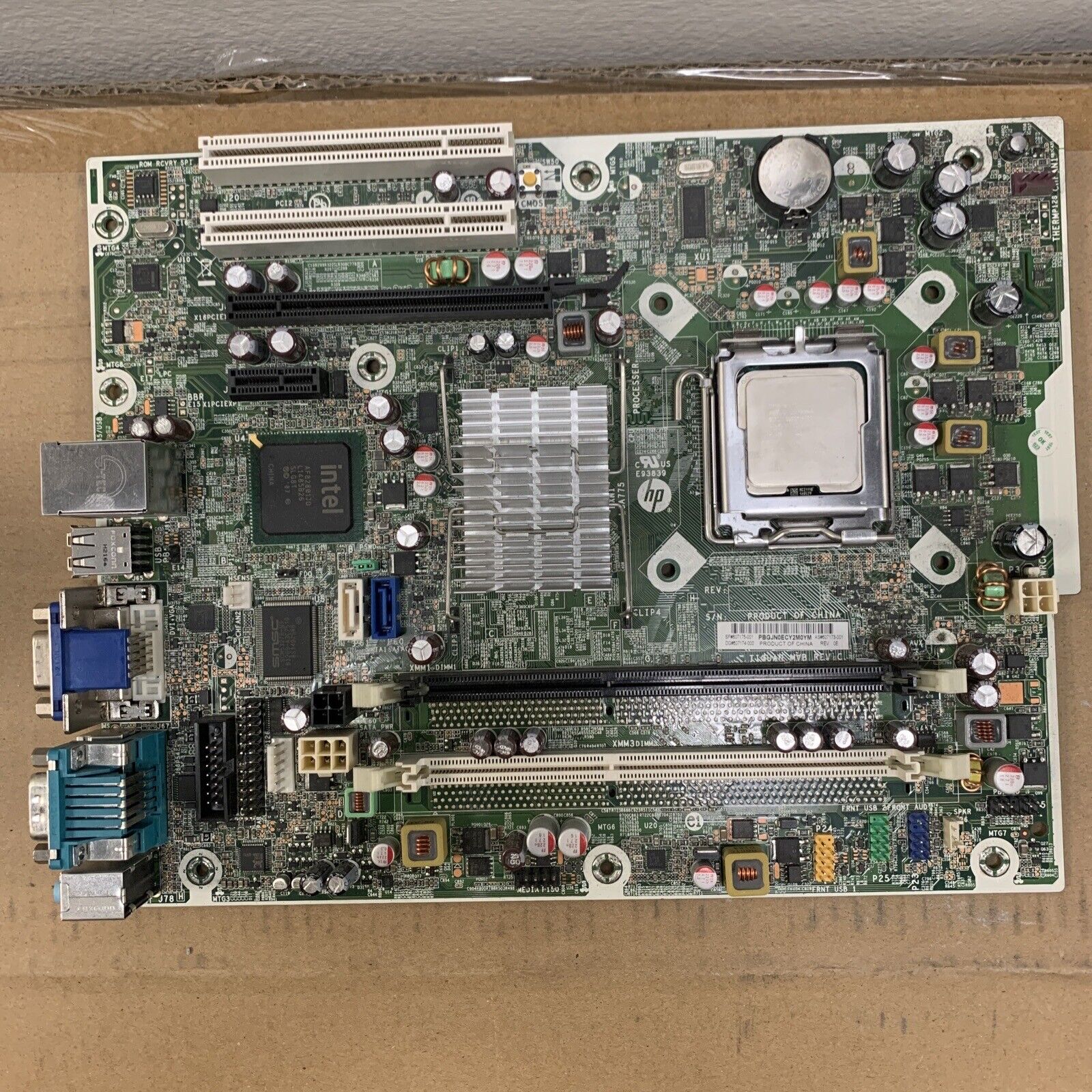 HP Compaq Pro 4000 SFF Motherboard DDR3 607173-001 607175-001 W/ Intel E3400 CPU