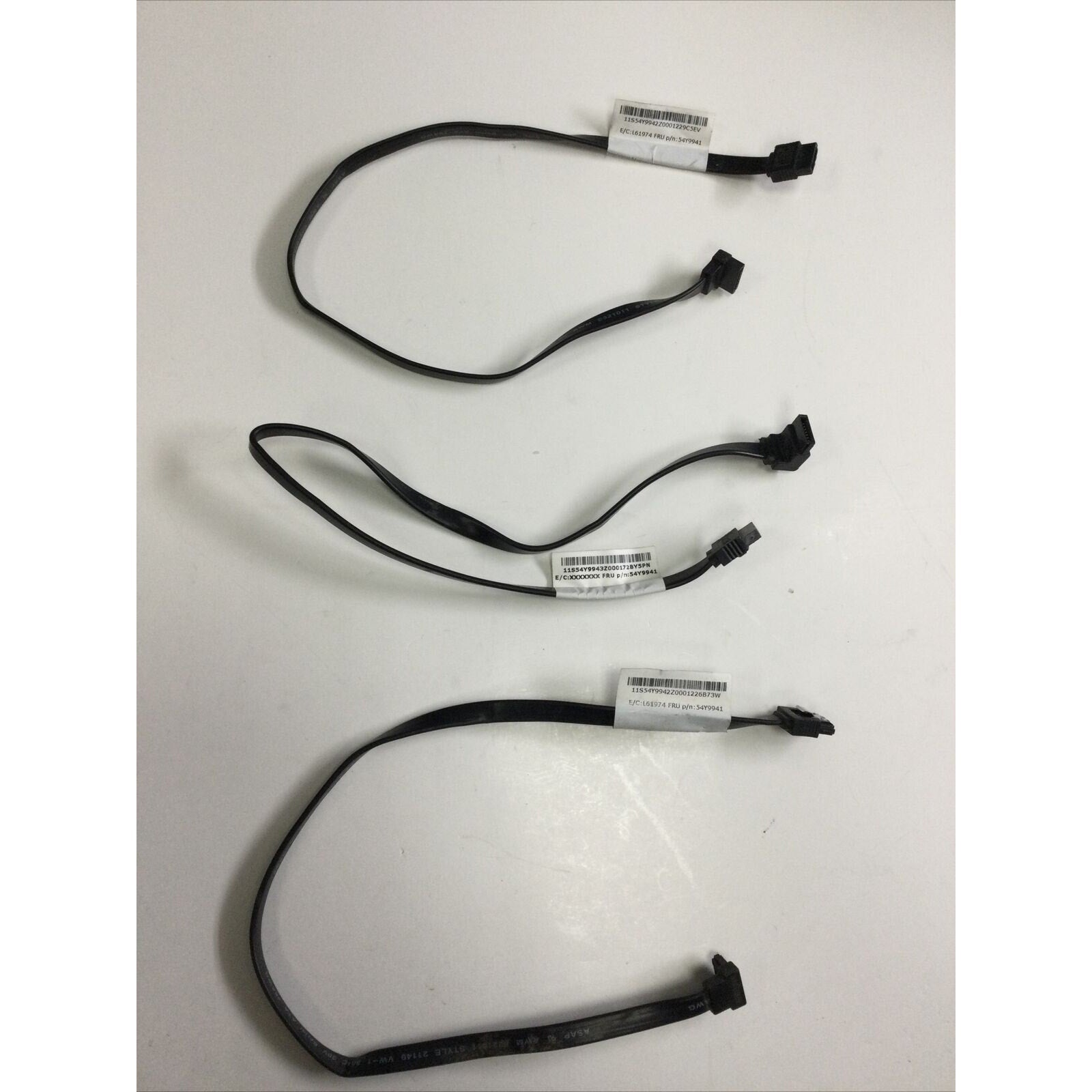 54Y9941 - Lenovo Sata Cable (400MM) for ThinkCentre M82 SFF, M73 - Lot of 3