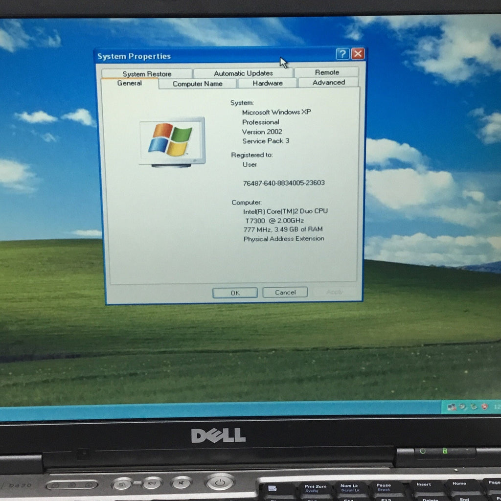 Dell Latitude D630 14" Laptop Intel Core 2 Duo 3.5GB RAM 1TB WinXP *READ*