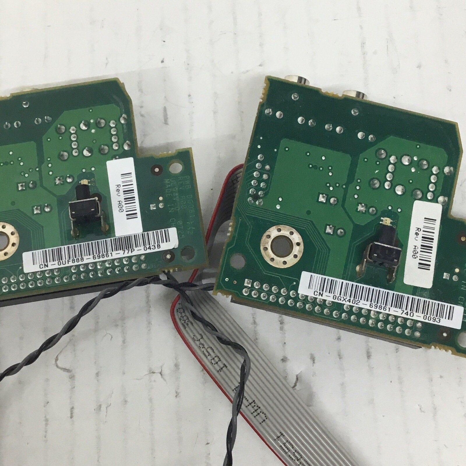 Lot of 2 Dell UF888 0UF888 OR 0XW055 XW055 0GX402 USB Audio I/O Panel Assembly