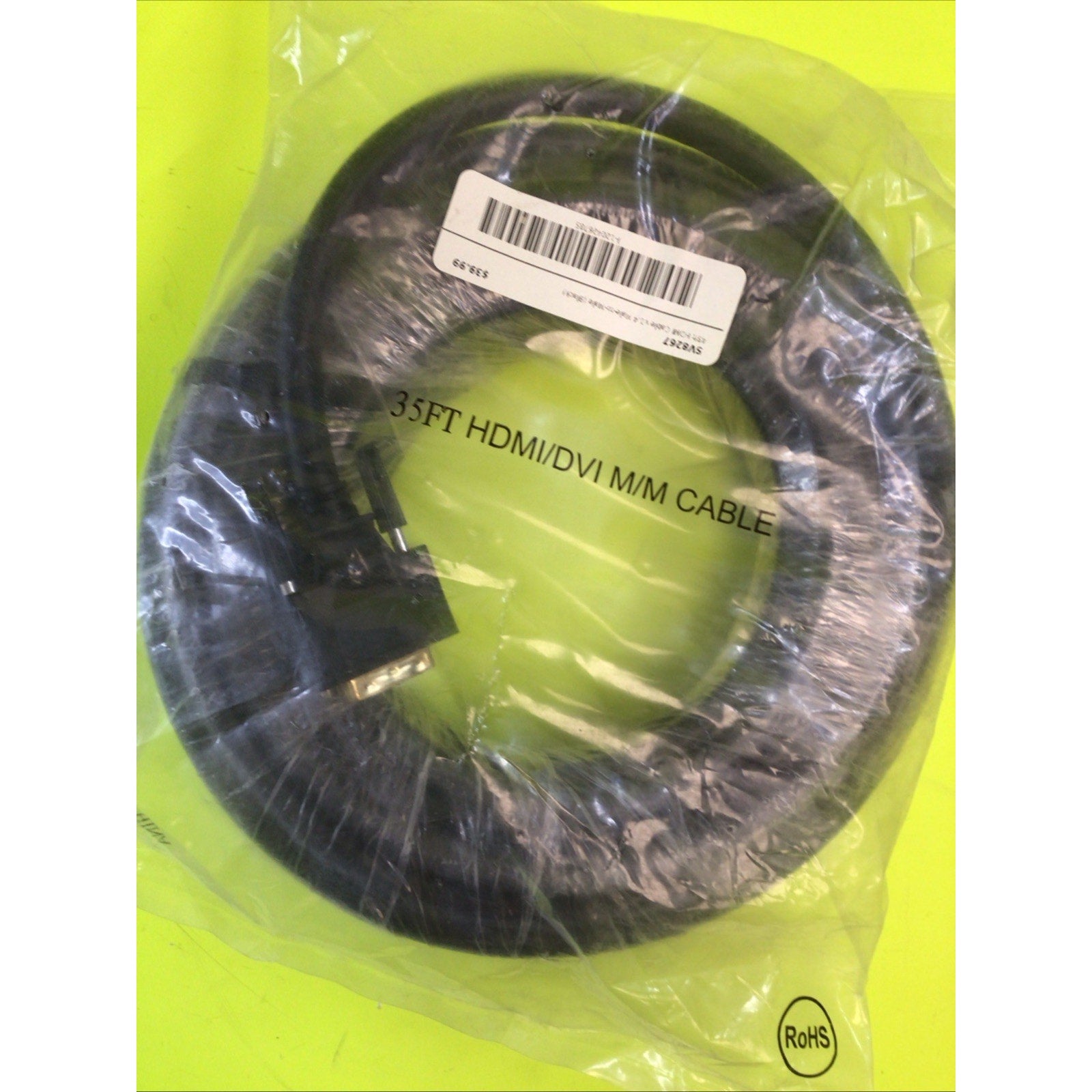 35 Foot HDMI to DVI Cable