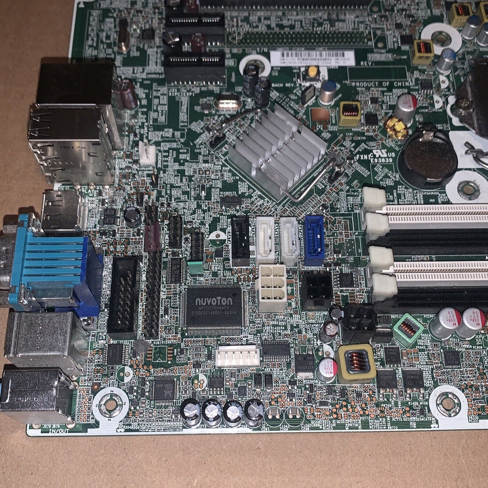 HP Compaq Pro 6200 SFF Desktop Motherboard LGA1155 614036-002 615114-001