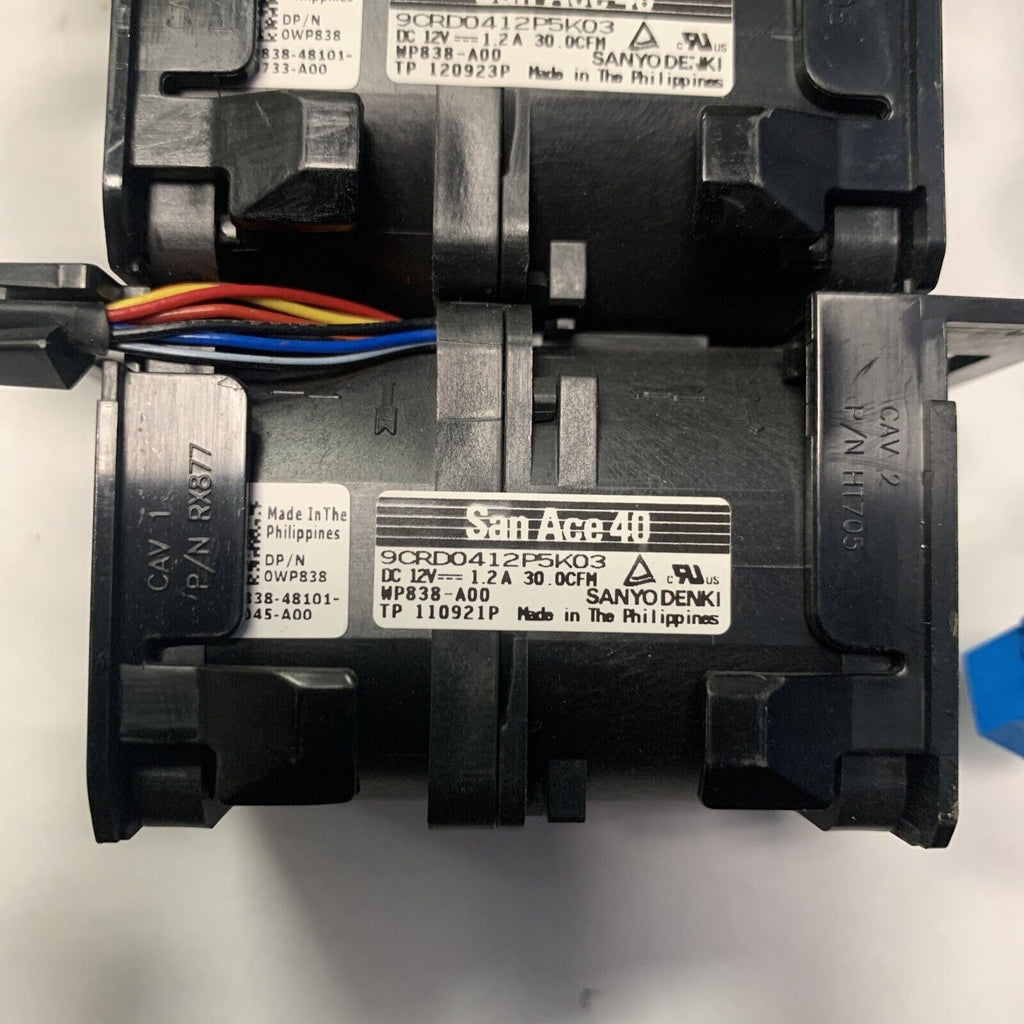 Lot of 6 Dell WW2YY WP838 KVVP3 GY134 PowerEdge R610 Server Fan Module