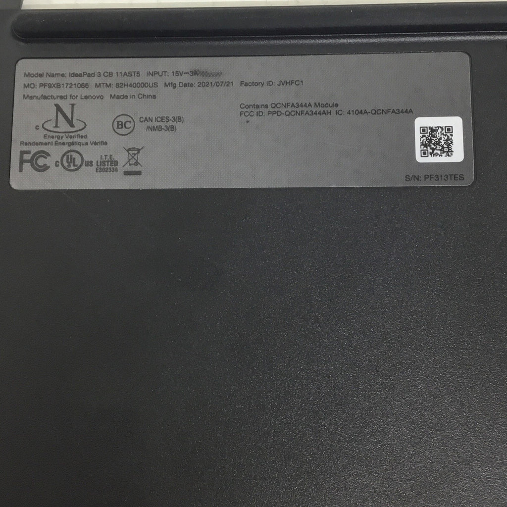 Lenovo IdeaPad 3 CB 11AST5 Genuine 11.6 Laptop Bottom Case Base Cover 5CB1A16236