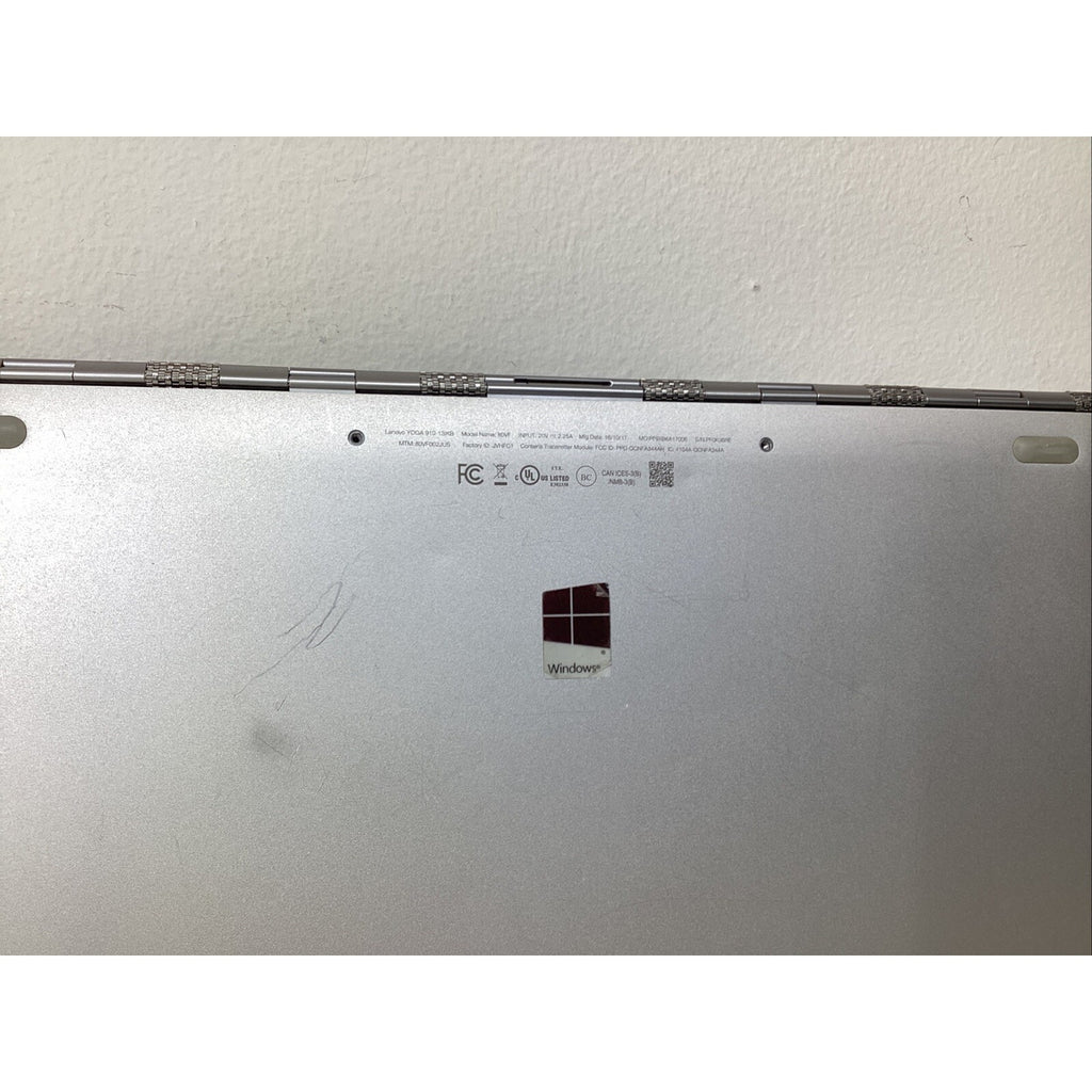 Lenovo Yoga 910-13IKB Laptop i7 7th Gen Bad Motherboard No SSD - For Parts