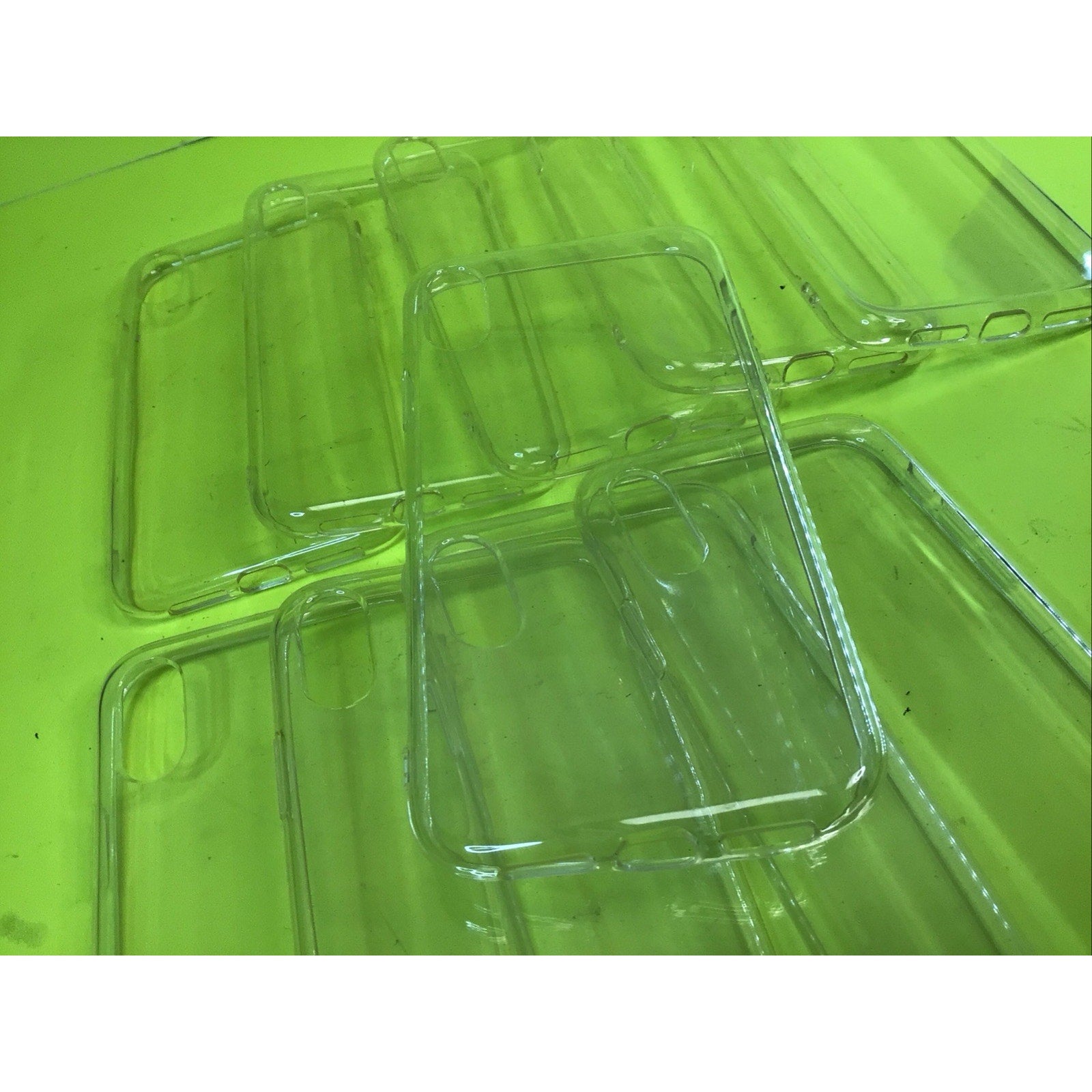 10 Pack of iPhone X/Xs Cases Clear Soft Rubber