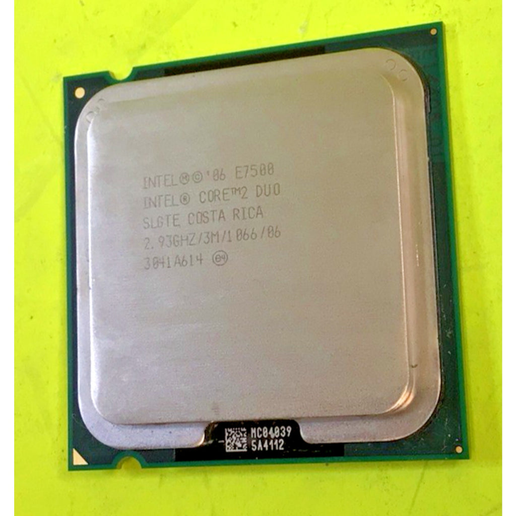 Intel CPU Core 2 Duo E7500 2.93GHz Dual-Core Processor