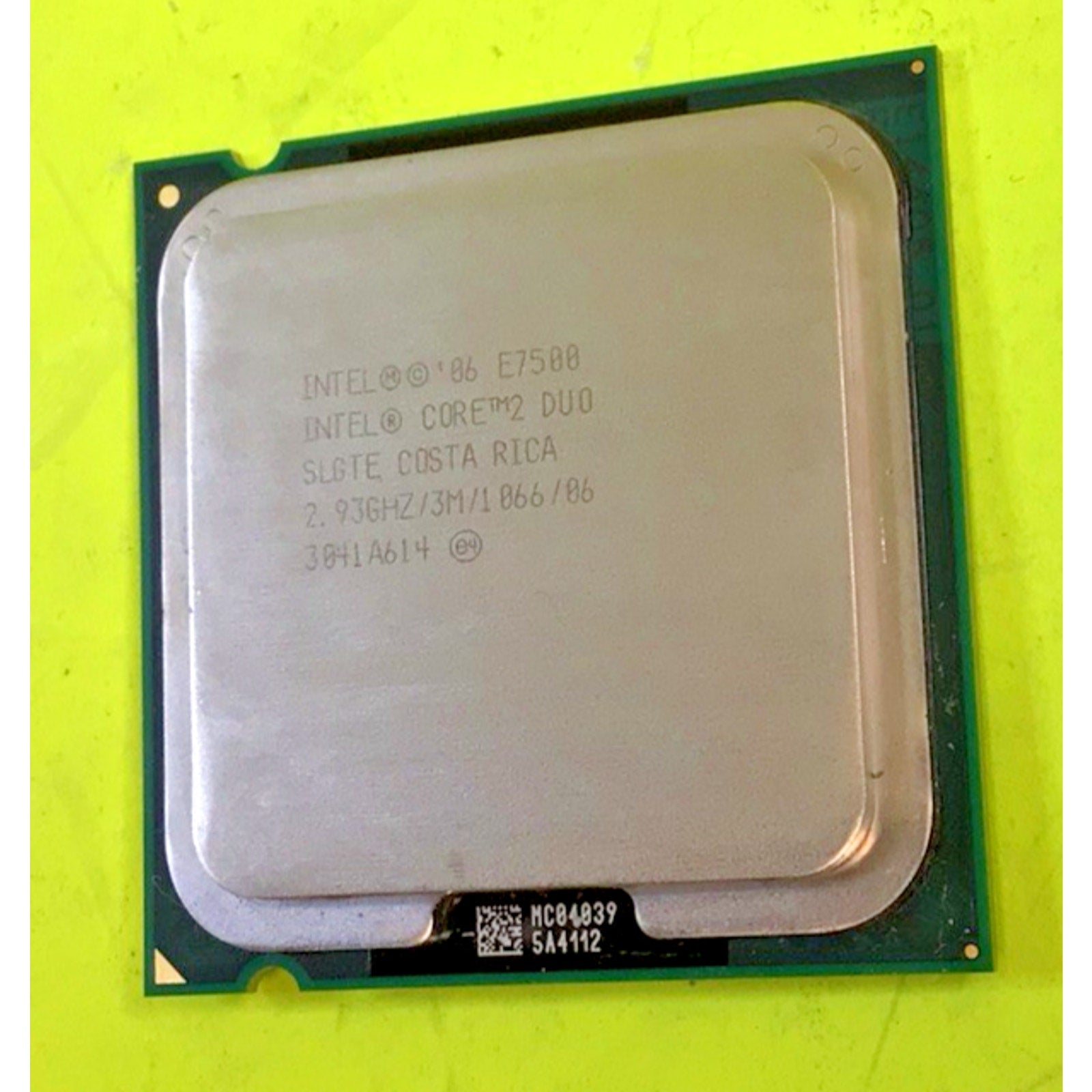 Intel CPU Core 2 Duo E7500 2.93GHz Dual-Core Processor