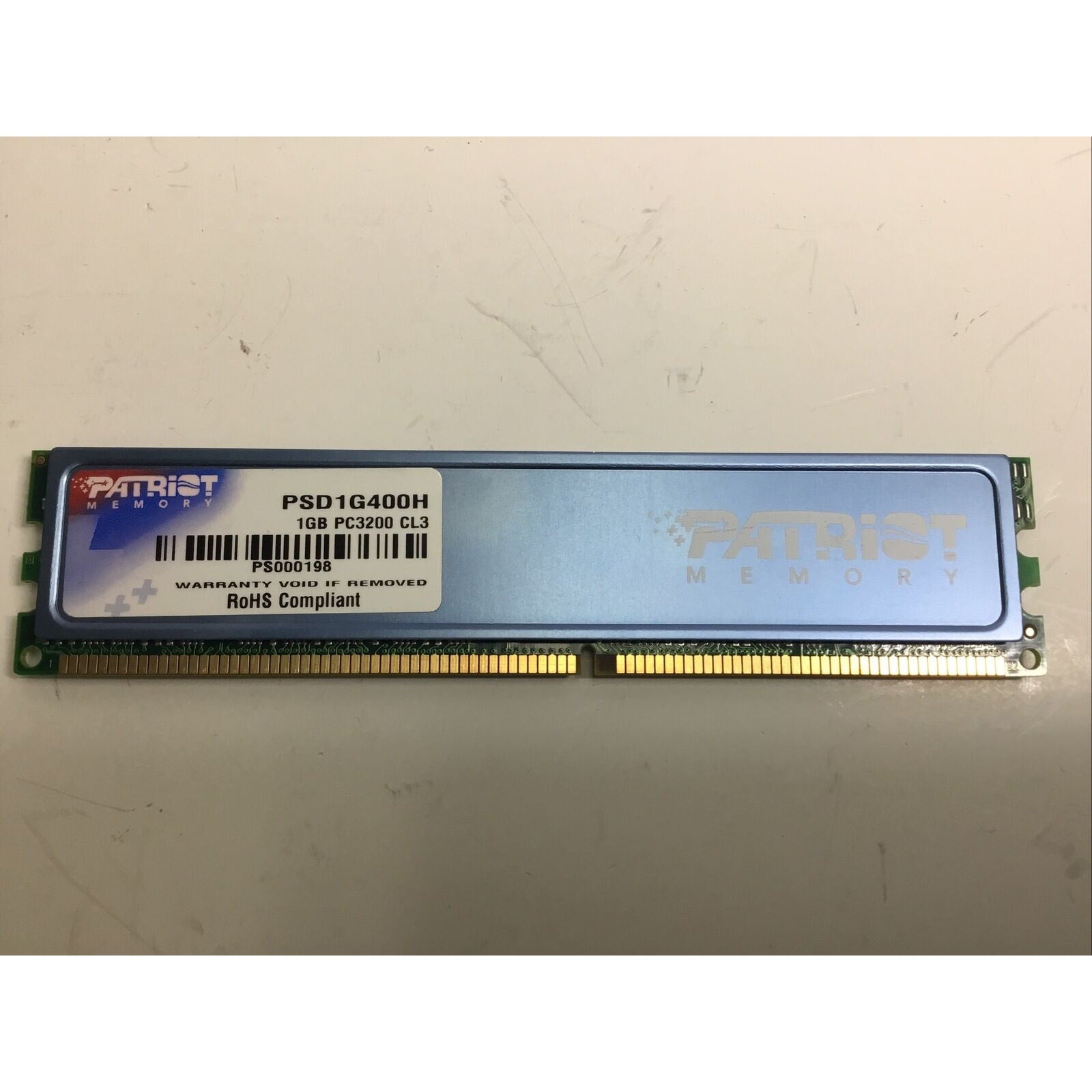 PATRIOT 1GB CL3 PSD1G400H PC3200 - PC Memory
