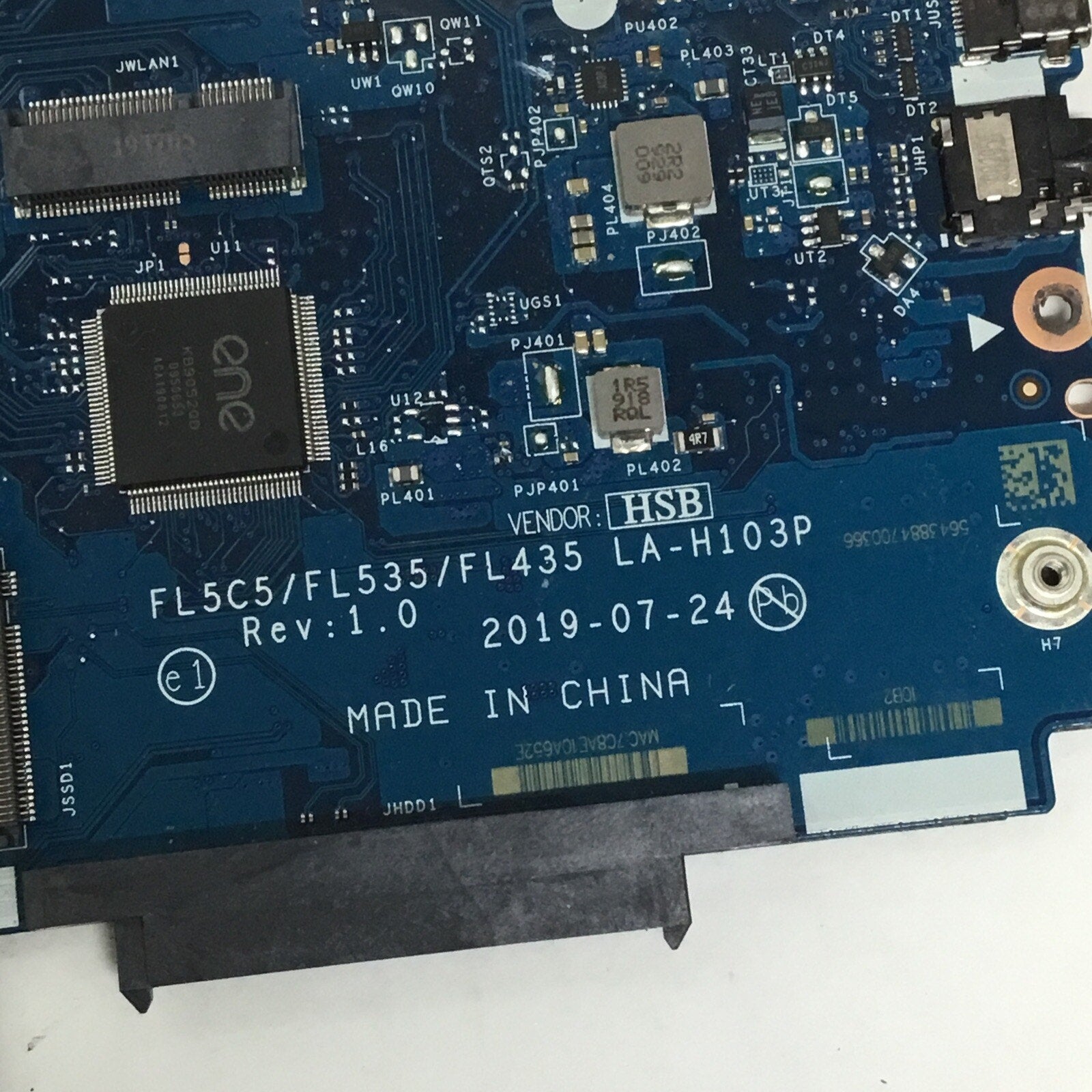 For Parts Lenovo IdeaPad Motherboard Logic Board Intel Core i3-1005G1 5B20W89110