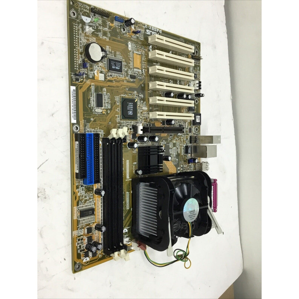 ASUS P4SBX-X motherboard 6 PCI slot 478 pin SD W/ CPU & FAN