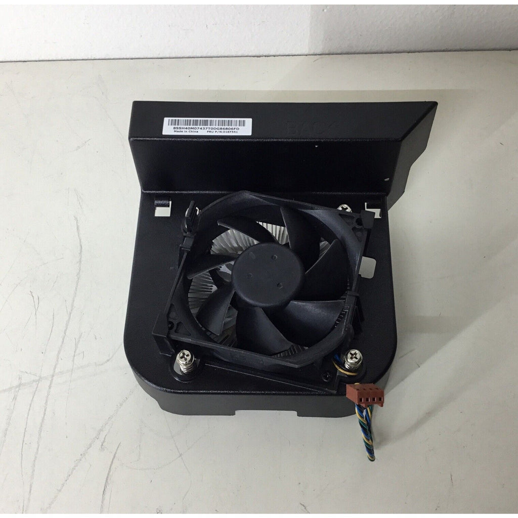 Lenovo ThinkCentre CPU Cooling Fan with Heatsink and Air Duct 01EF550 01EF551