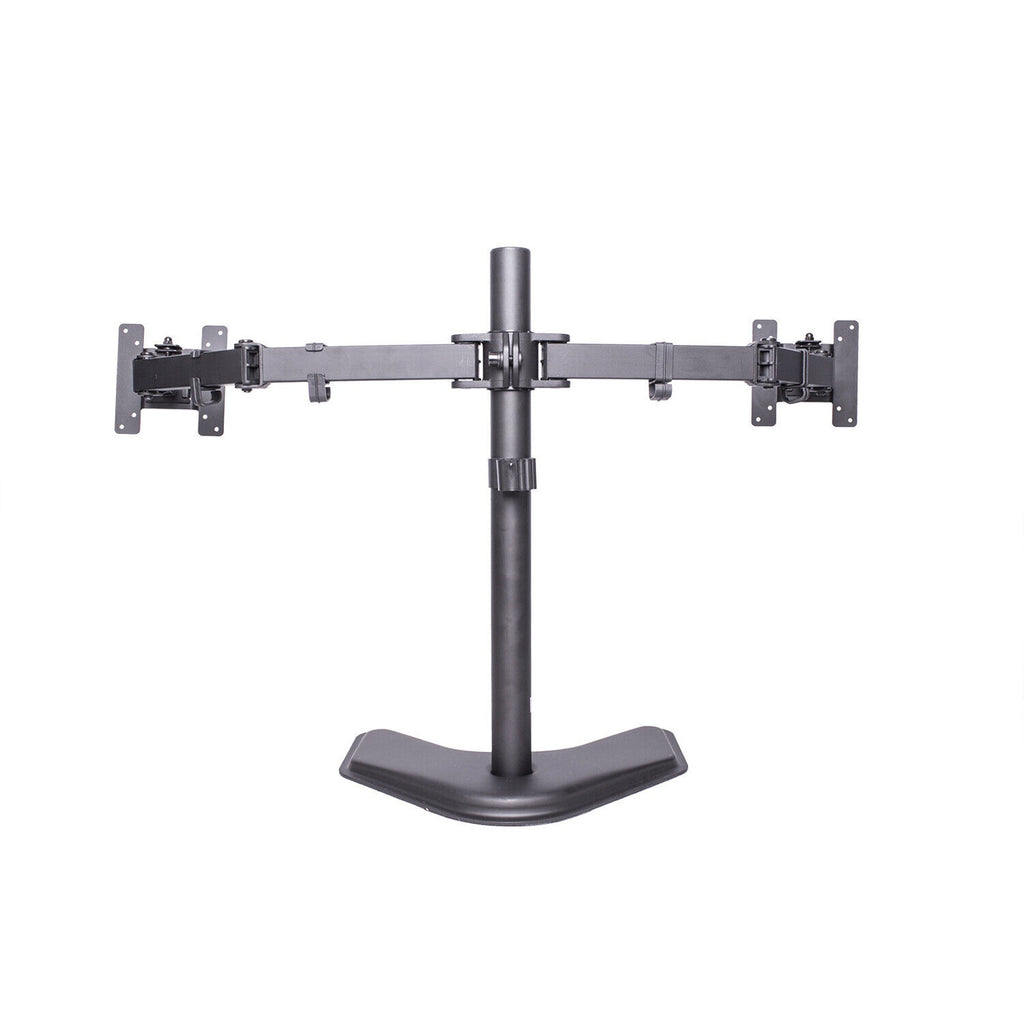Dual Desktop Monitor Mount - Freestanding - For Up to 24" Displays