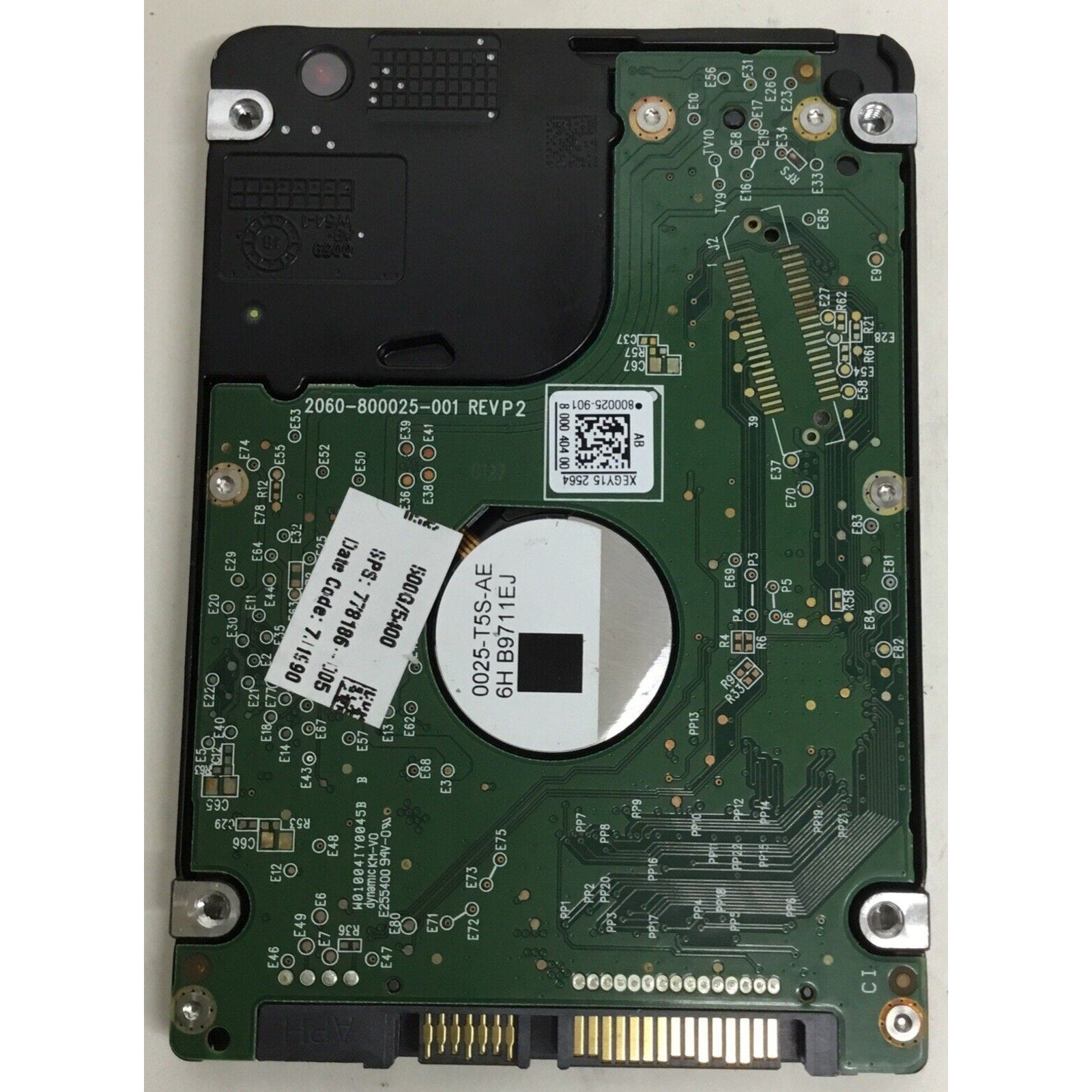 Western Digital 500GB SATA 2.5" HDD Hard Drive WD5000LPCX 726835-003