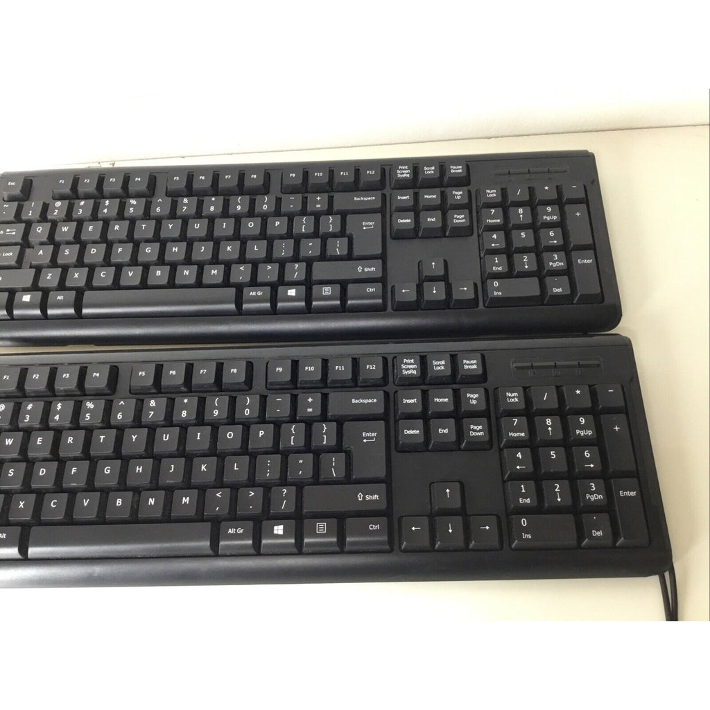 Lot of 2 - iMicro 104-key USB Wired Keyboard KB-US9821