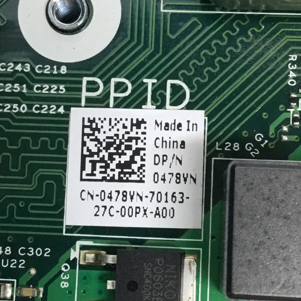 Dell Vostro 270s Motherboard 0478VN LGA1155 DDR3 W/Celeron G465, 2GB Ram & IO