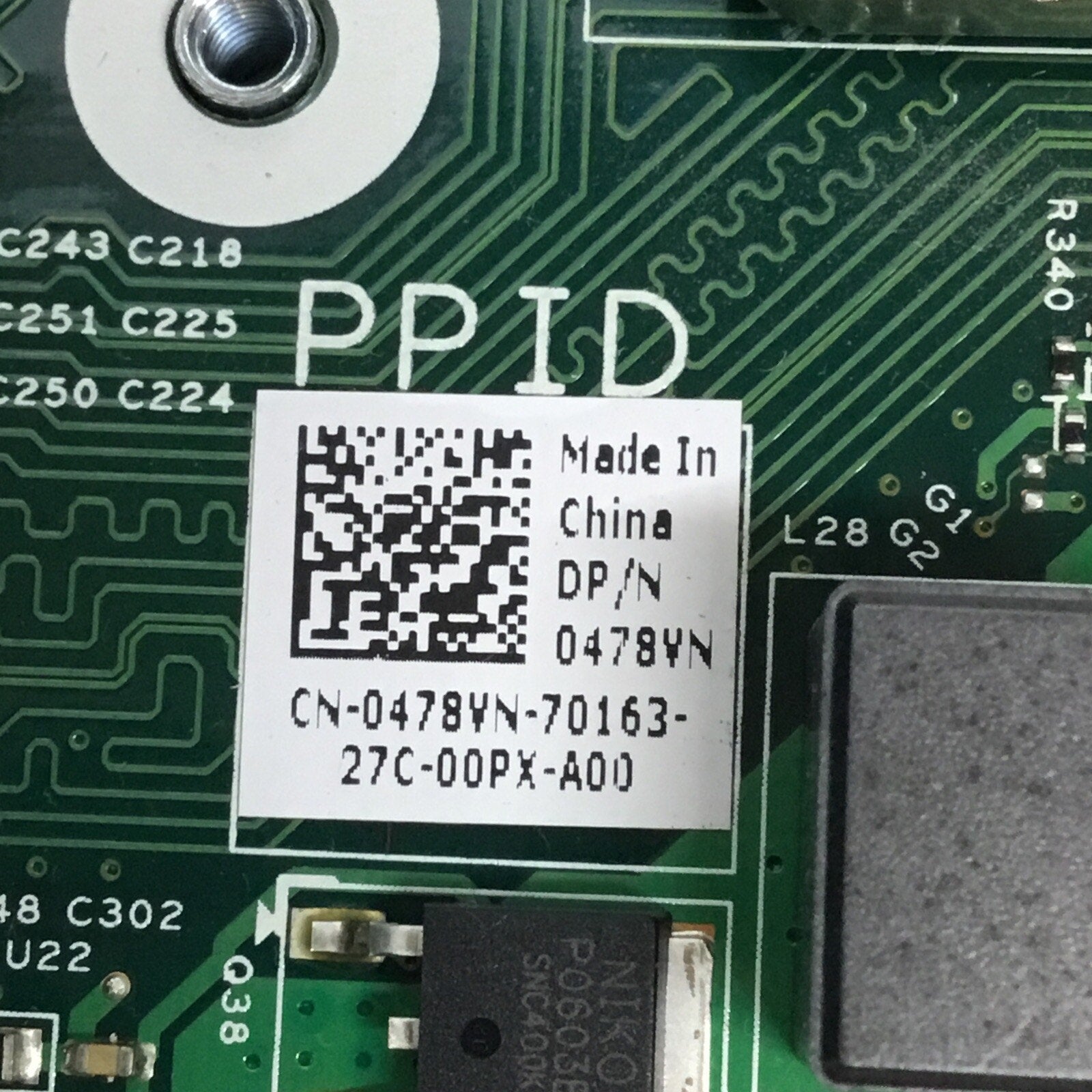 Dell Vostro 270s Motherboard 0478VN LGA1155 DDR3 W/Celeron G465, 2GB Ram & IO