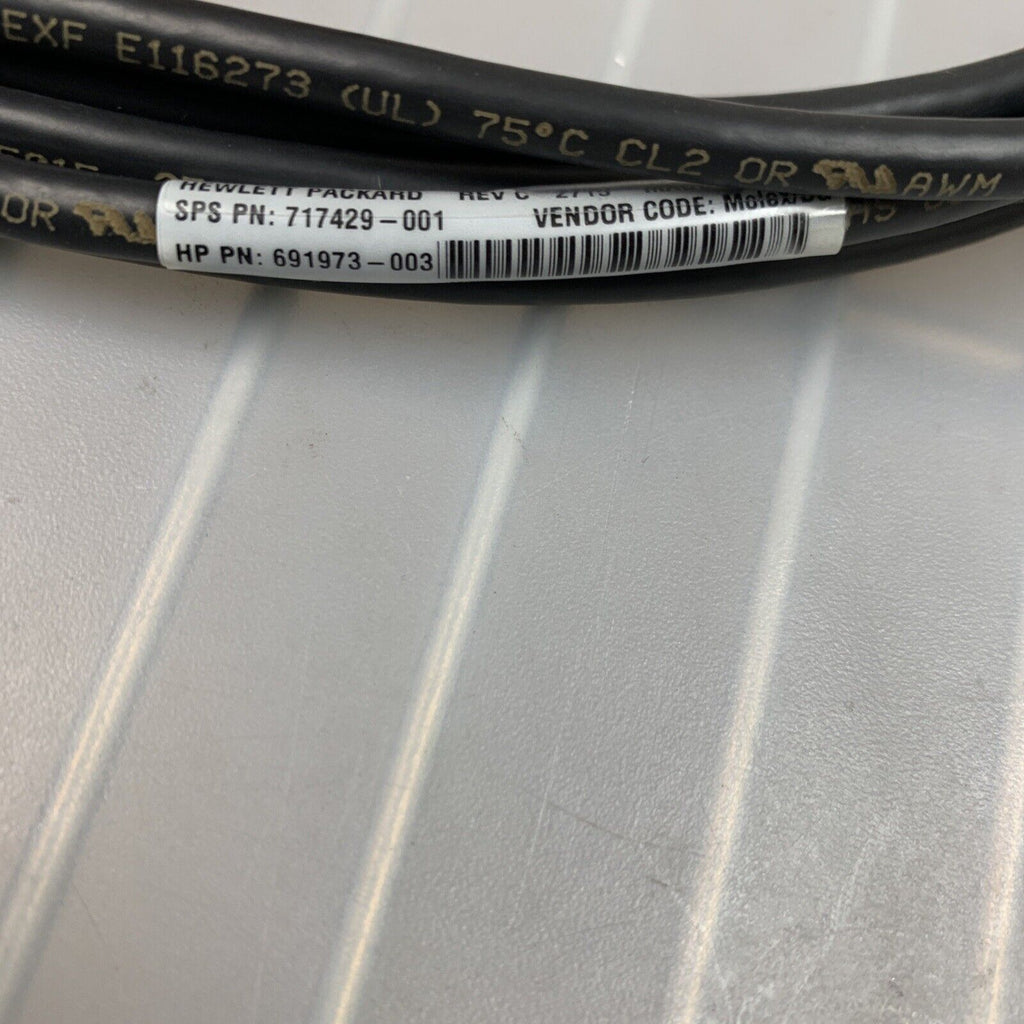 HP P/N HP 691973-003 717429-001 2.0m External Mini-SAS High Density to Mini-SAS
