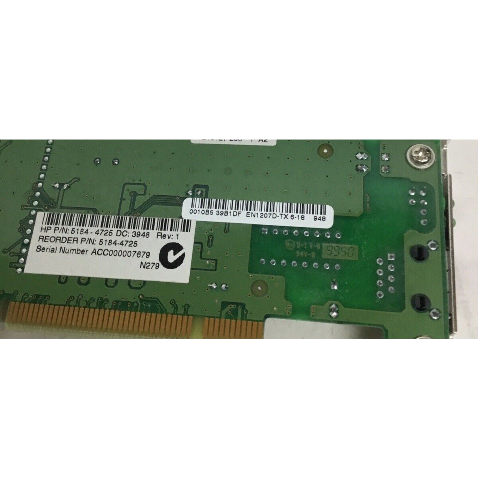 HP Desktop PC Ethernet PCI Network Adapter 5184-4725