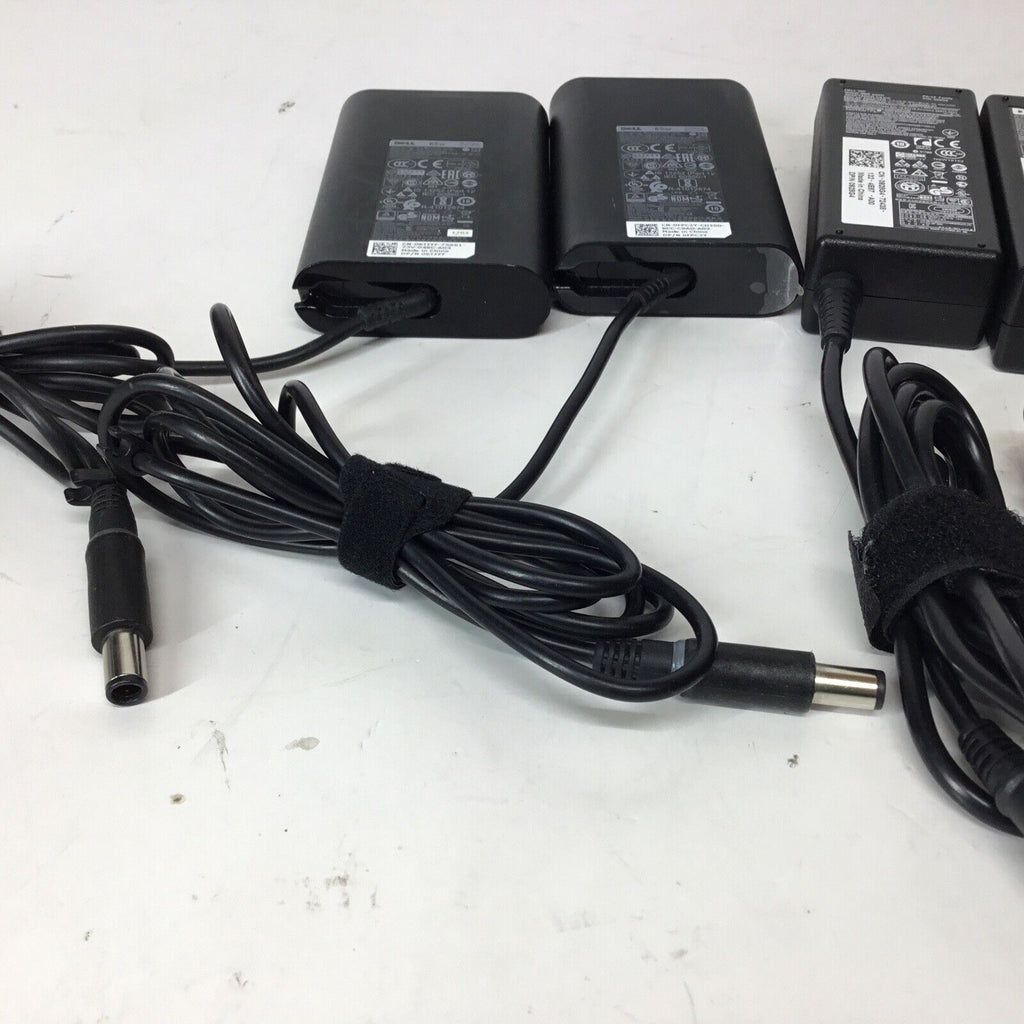 Mixed Lot of 4 Dell 65W 19.5V3.34A Adapter Charger LA65NS201 HA65NM130 DA65NS400