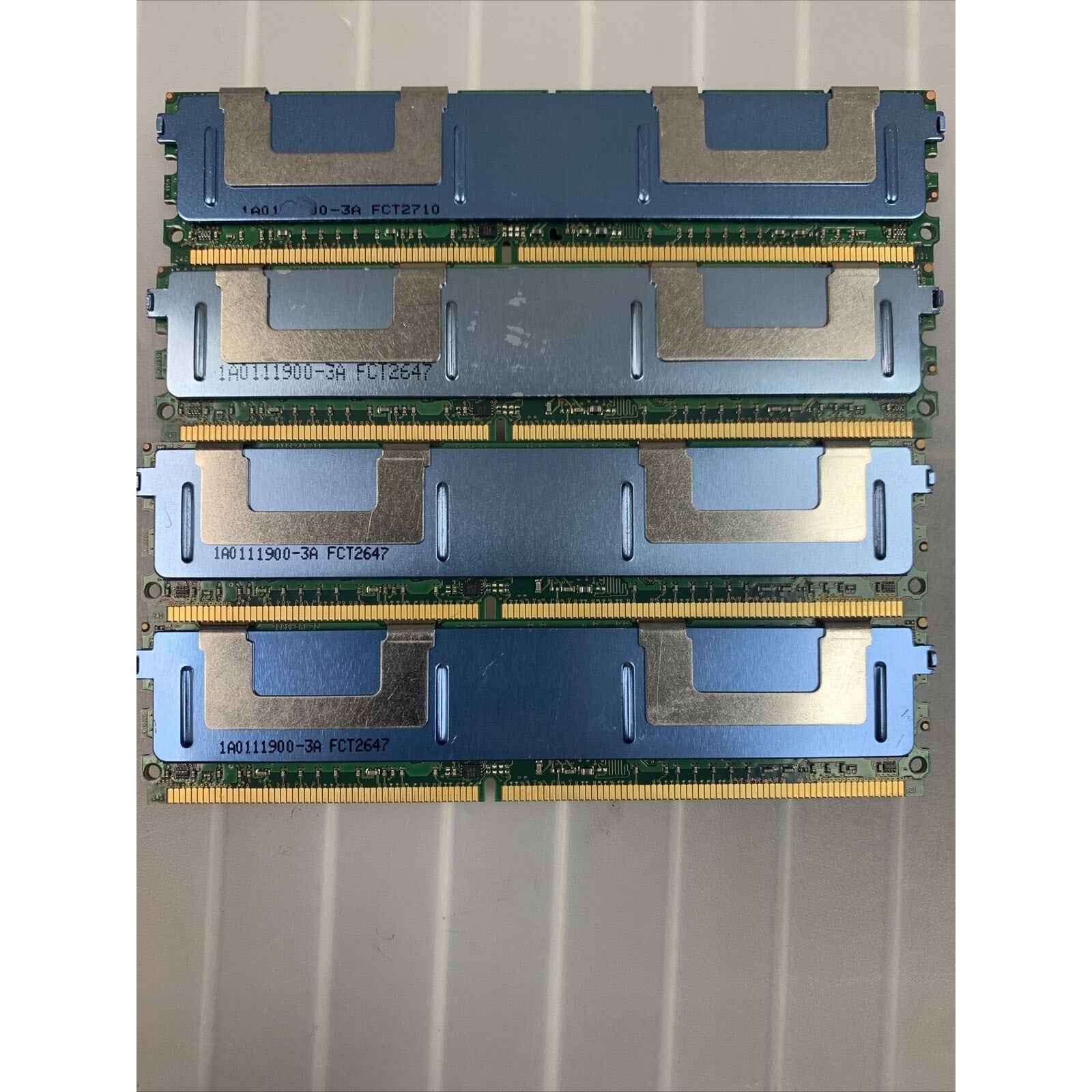 LOT Of 4 x Micron MT36HTF25672FY 2GB 2Rx4 PC2-5300F ECC Server Memory