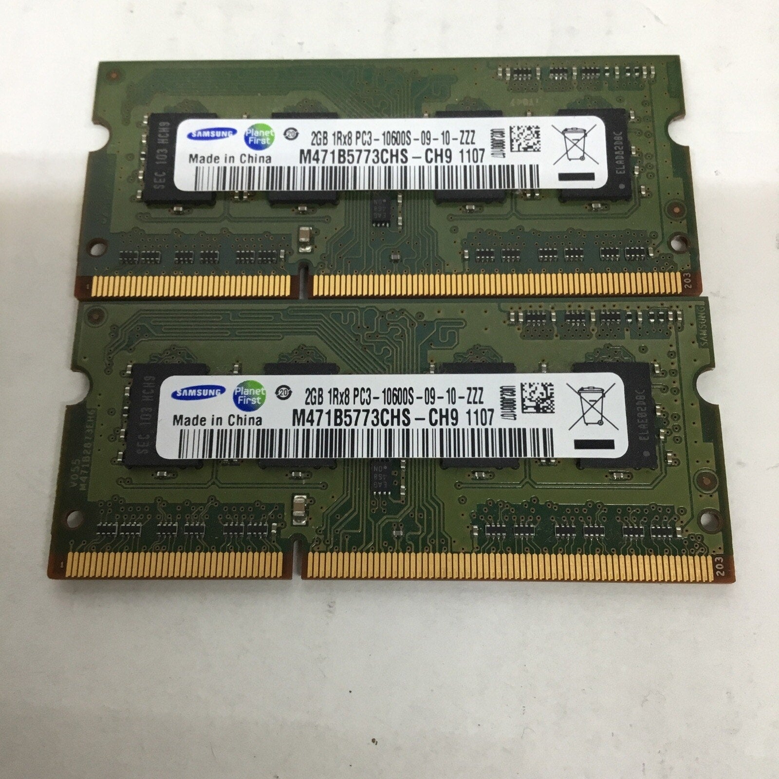 Samsung 10600S 2GB Laptop PC RAM DDR3 1RX8 M471B5773CHS-CH9