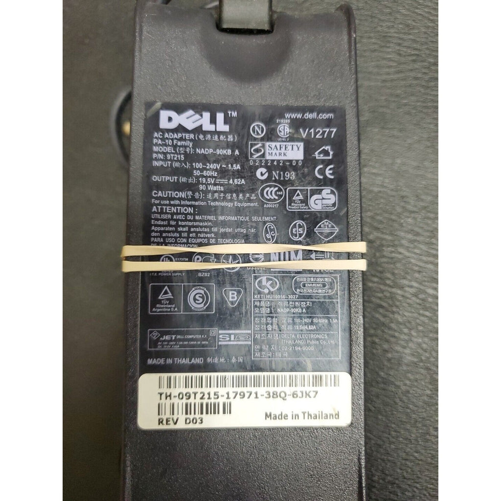 Dell AC Adapter PA-10 NADP-90KB A 19.5V 4.62A 90W TH-09T215-17971-38Q-6JK7