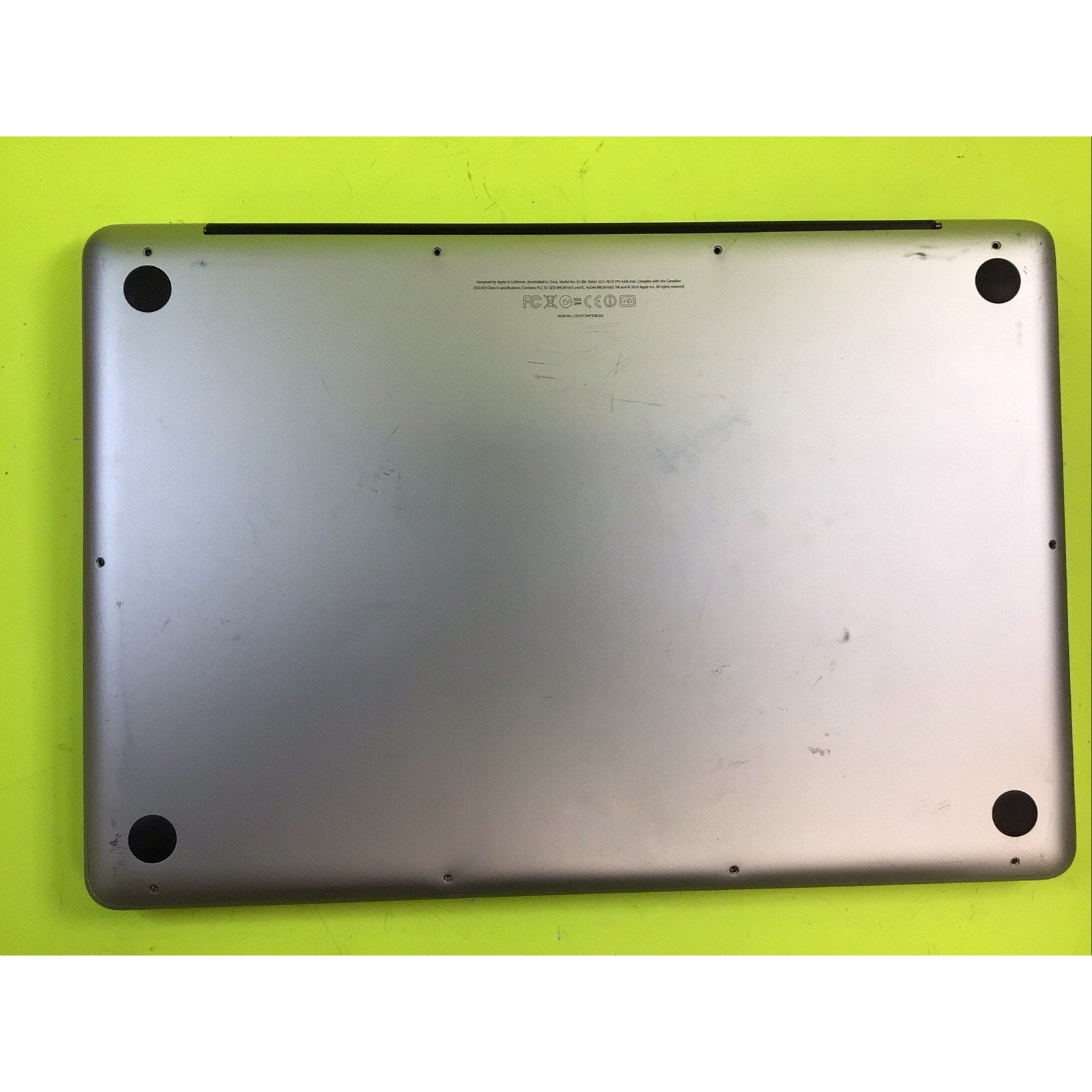 Apple MacBook Pro Early 2011 Core i7 2.3GHz 4GB RAM NO HDD FOR PARTS or REPAIR