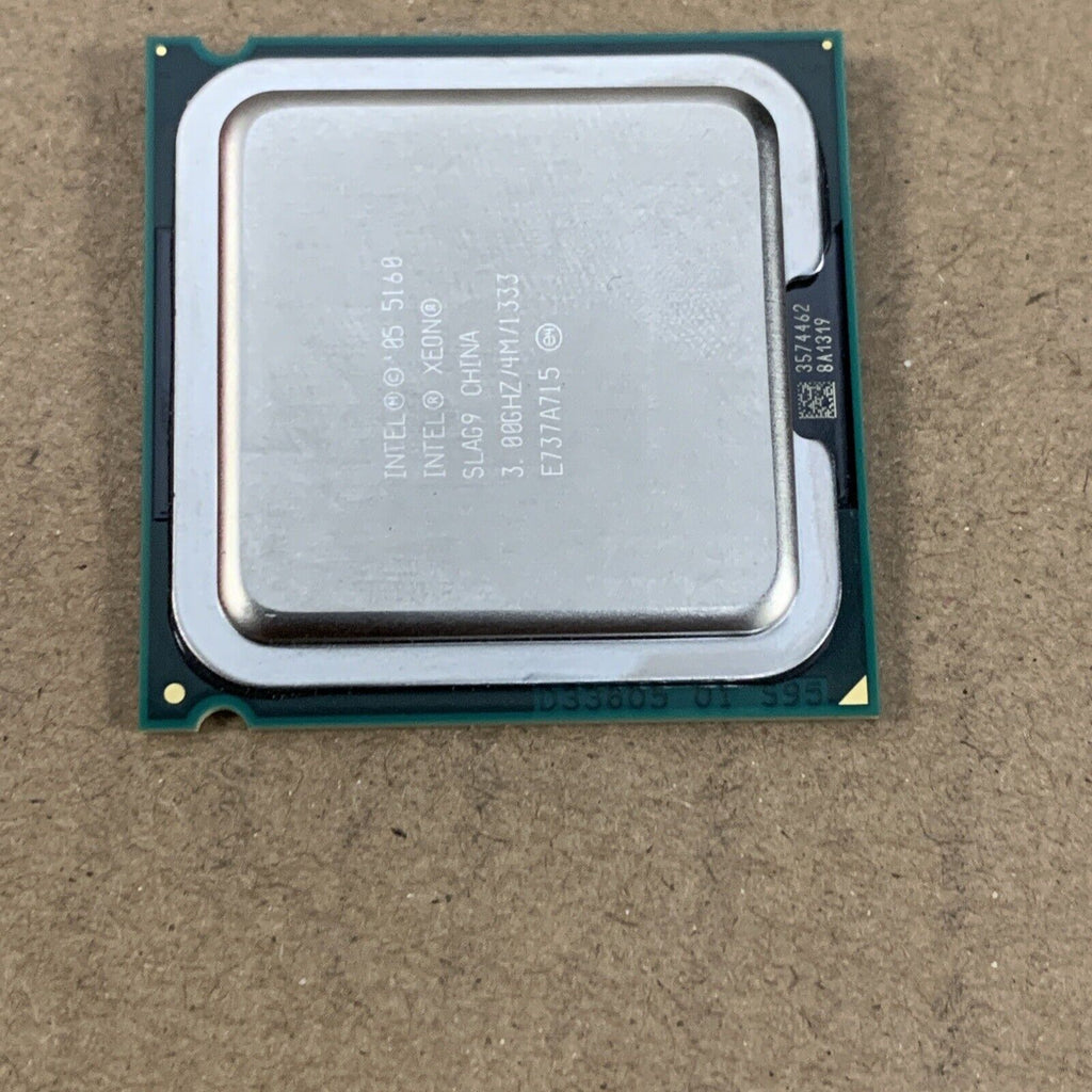 INTEL XEON 5160 3.0GHZ SOCKET LGA771 2-CORE 4MB L2 CPU PROCESSOR SLAG9