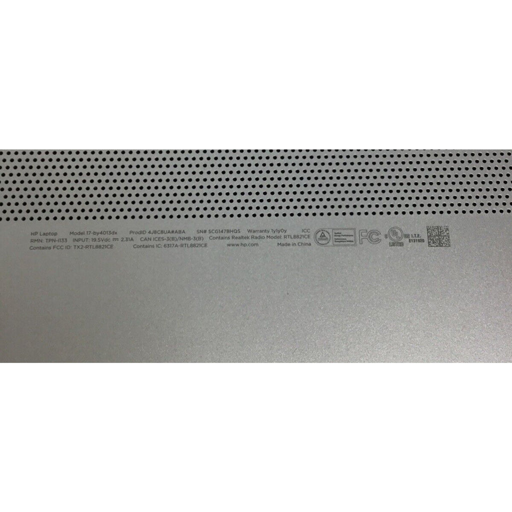 HP 17-BY4013DX 17.3" (240GB SSD, Intel Core i3-1115G4, 2.30GHz, 8GB RAM) Laptop