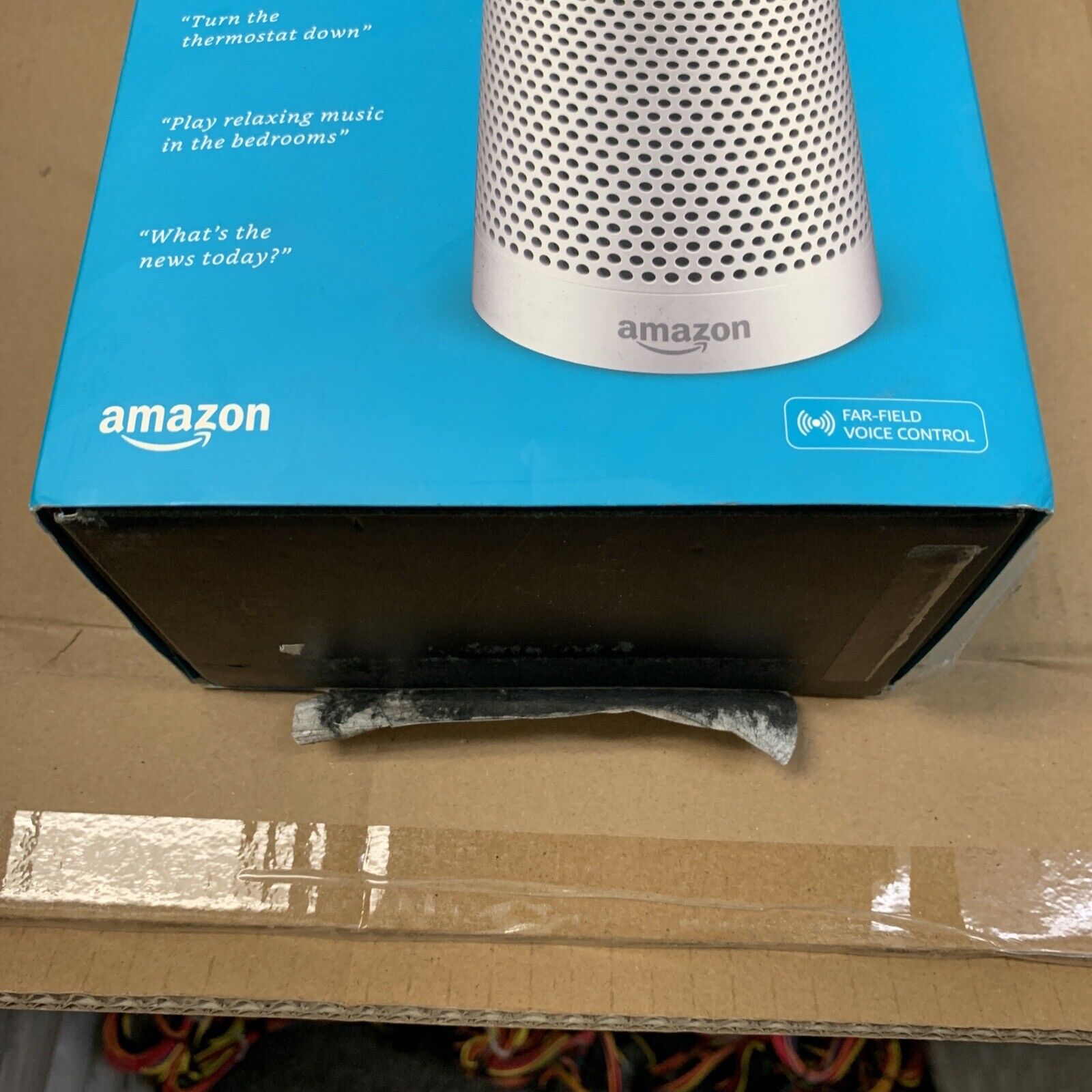NEW Amazon Echo Bluetooth Wi-Fi Smart Speaker with Alexa 1st Gen Black - Unused