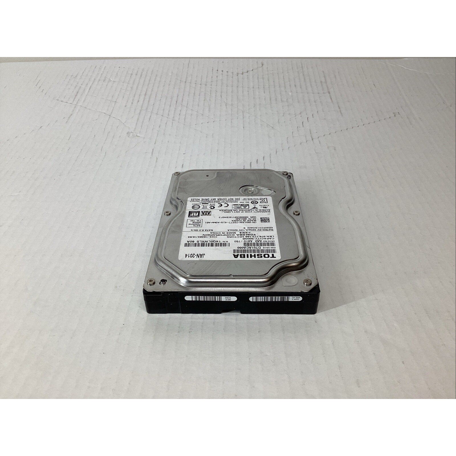 Toshiba DT01ACA050 3.5" 500GB 7200RPM SATA 6Gb/s Internal Hard Drive 0RXJWX