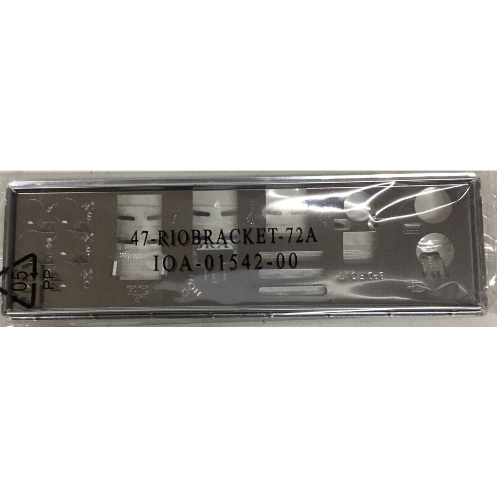 I/O Shield Back Plate Panel 47-RIOBRACKET-72A for BIOSTAR Motherboard Mainboard
