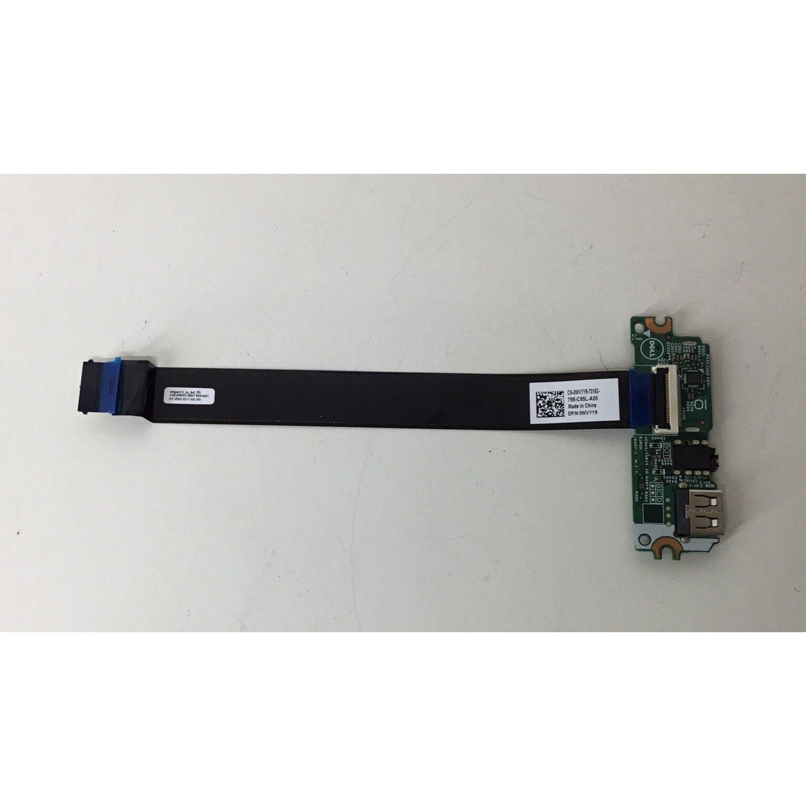 Original Dell Inspiron 15-3567 USB Audio Card Reader Board+Cable 0WVYY9 16A07-1
